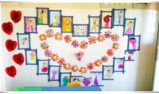 浅谈如何开展幼儿园主题墙面环境的创设 幼儿园教师节主题墙