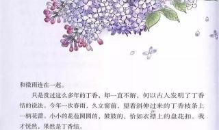 丁香结生字韵母